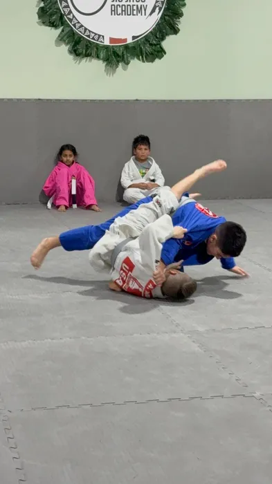 Kids BJJ boxing training